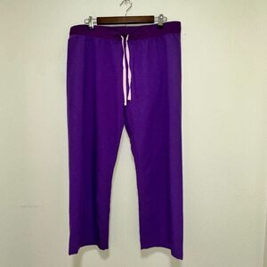 Figs Livingston Womens L Scrub Pants‎ Ultra Violet Technical Collection T21003